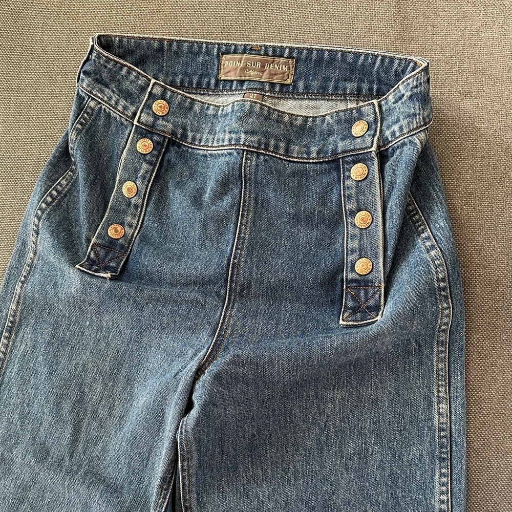 J.Crew women’s Point Sur Women's Blue Sailor Jeans 27